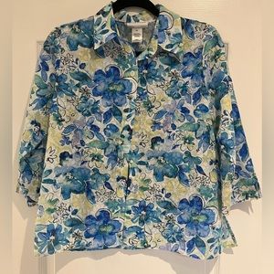 Alfred Dunner floral blouse